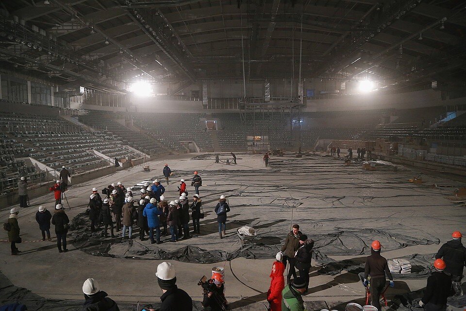 Фото: Мария Ленц. Строительство спортивных объектов в Красноярске
