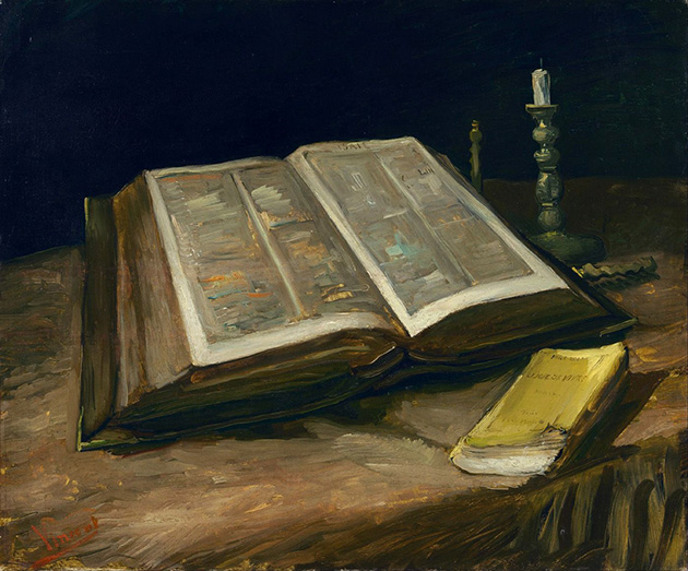 Винсент Ван Гог. «Натюрморт с библией». 1885 \\ Van Gogh Museum