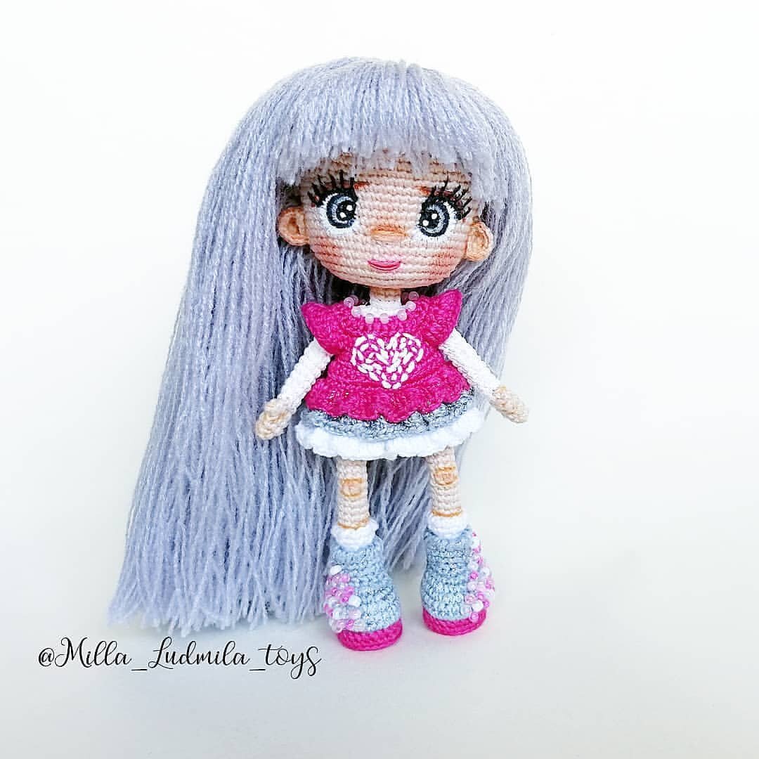 Аниме крючком. Мир Манюнь мастера Людмилы milka_dolls | аниме Лариша | Дзен