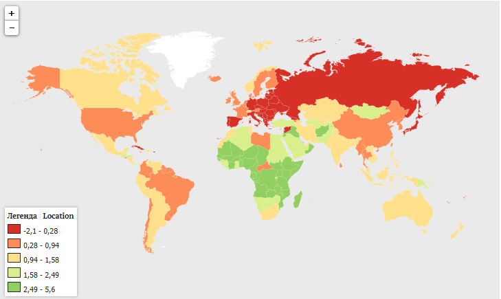 Темпы прироста населения по странам | World Statistics | Дзен