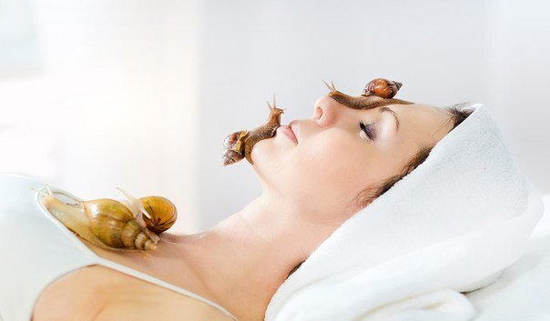 Улиткотерапия. Массаж и лечение лица улитками.