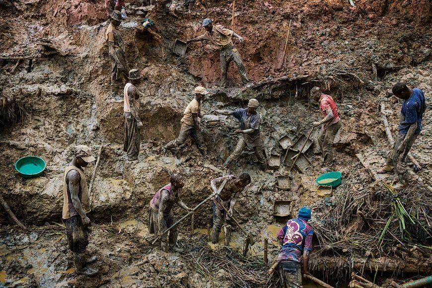 На алмазных приисках в Конго
