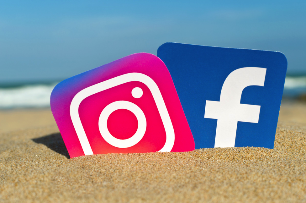 Instagram and Facebook