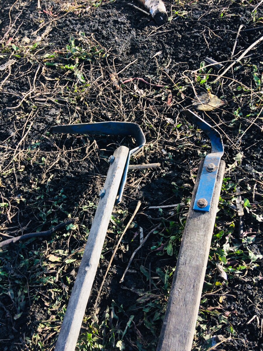 Мои верные помошники, плоскорезы Фокина