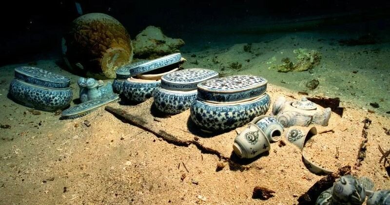 Находки на дне моря в Гераклионе