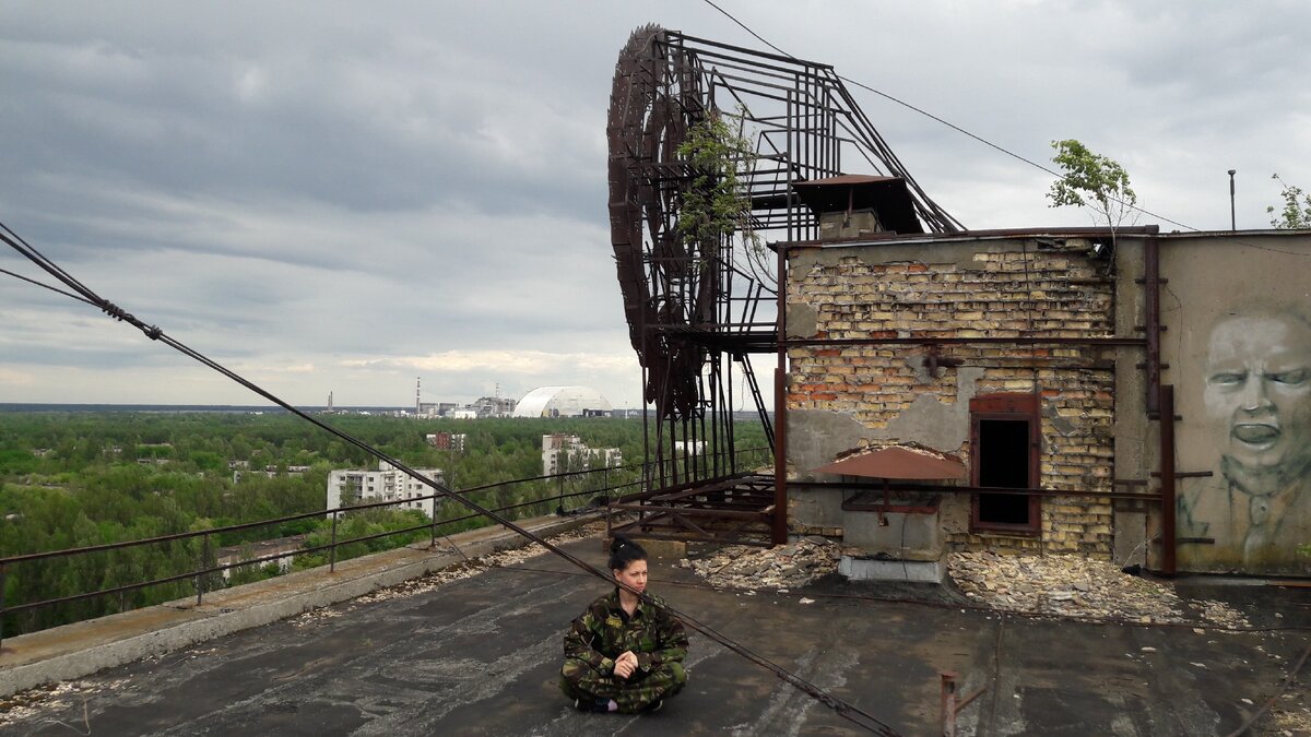 Странные граффити в городе-призраке Припять. 