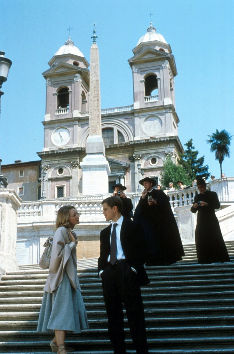 Испанская лестница в фильме "Талантливый мистер Рипли" (1999)