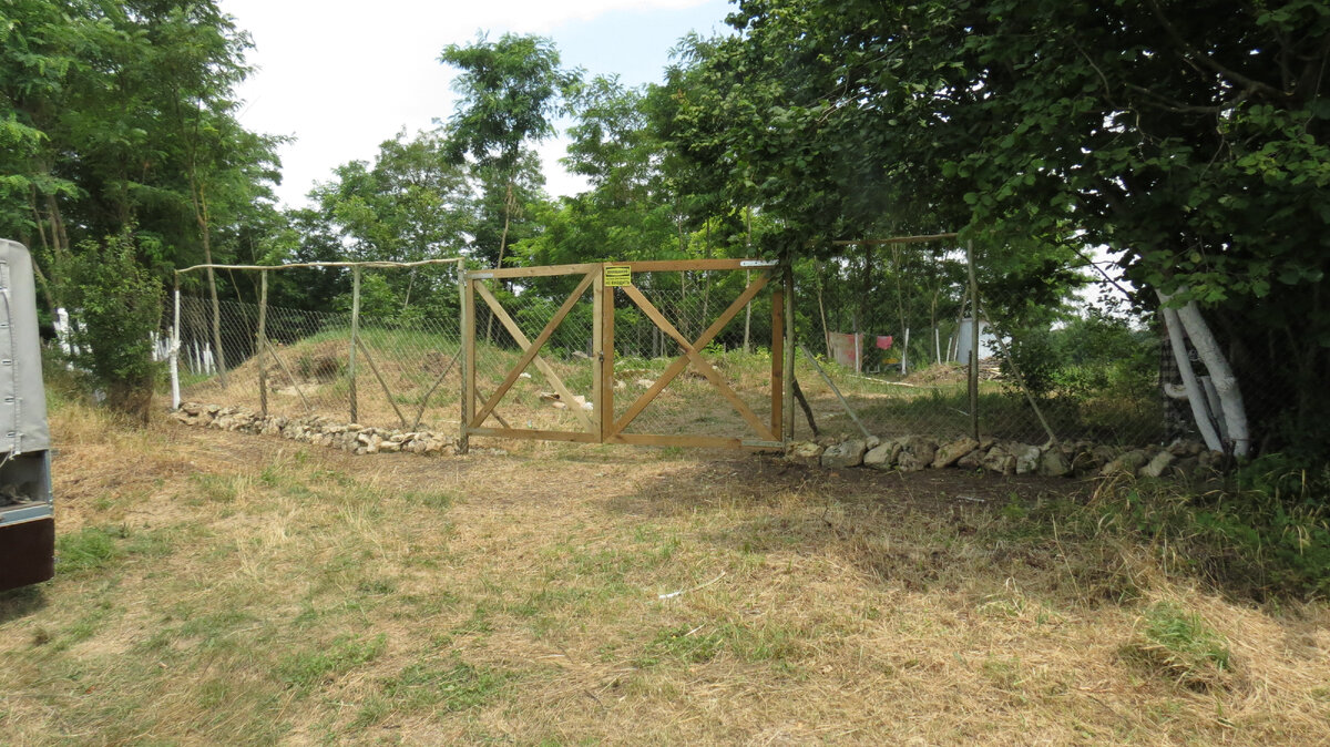 Простая въездная группа из подручных материалов