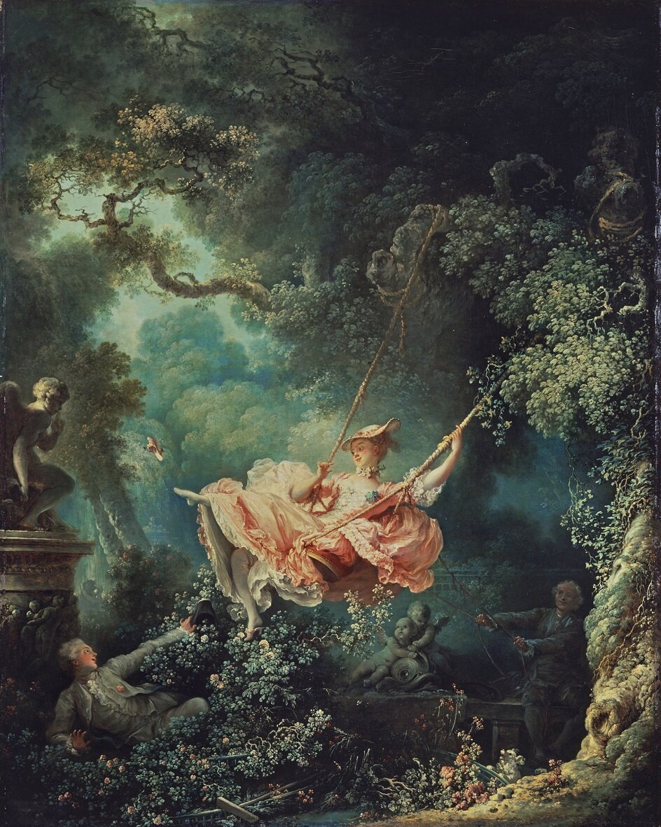 Жан-Оноре Фрагонар. Качели, 1767.