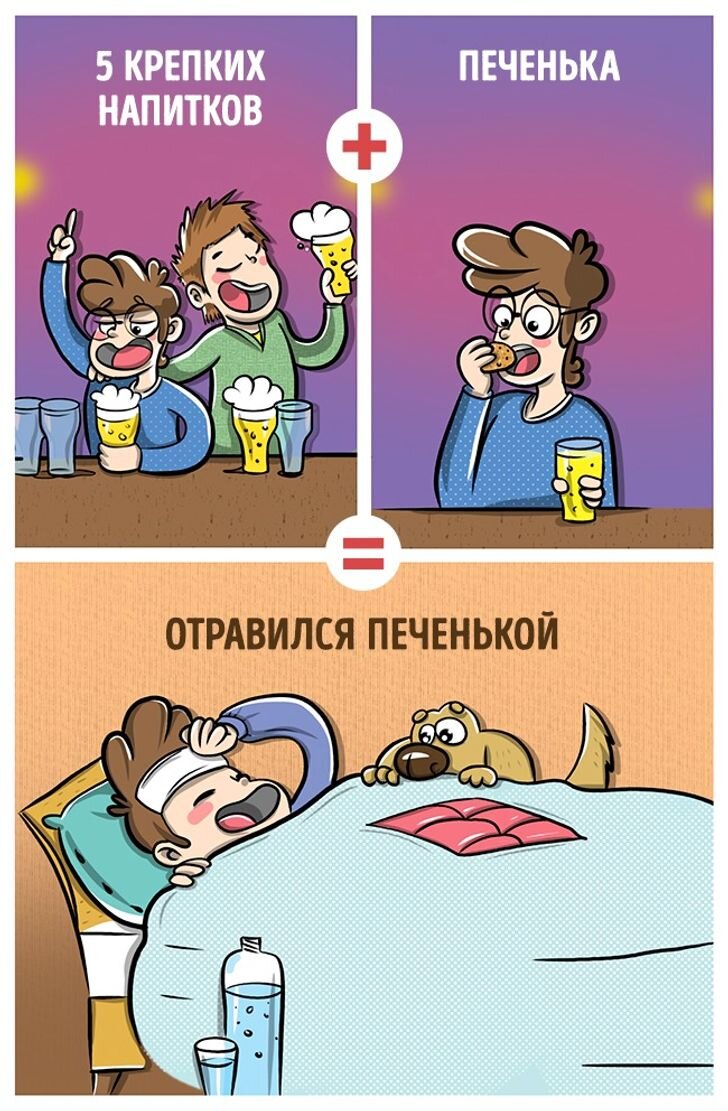 Отравился печенькой