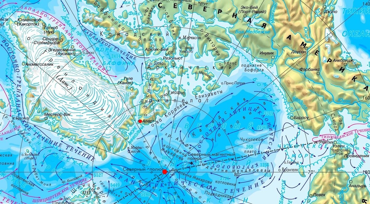 Остров Элсмир на карте мира
