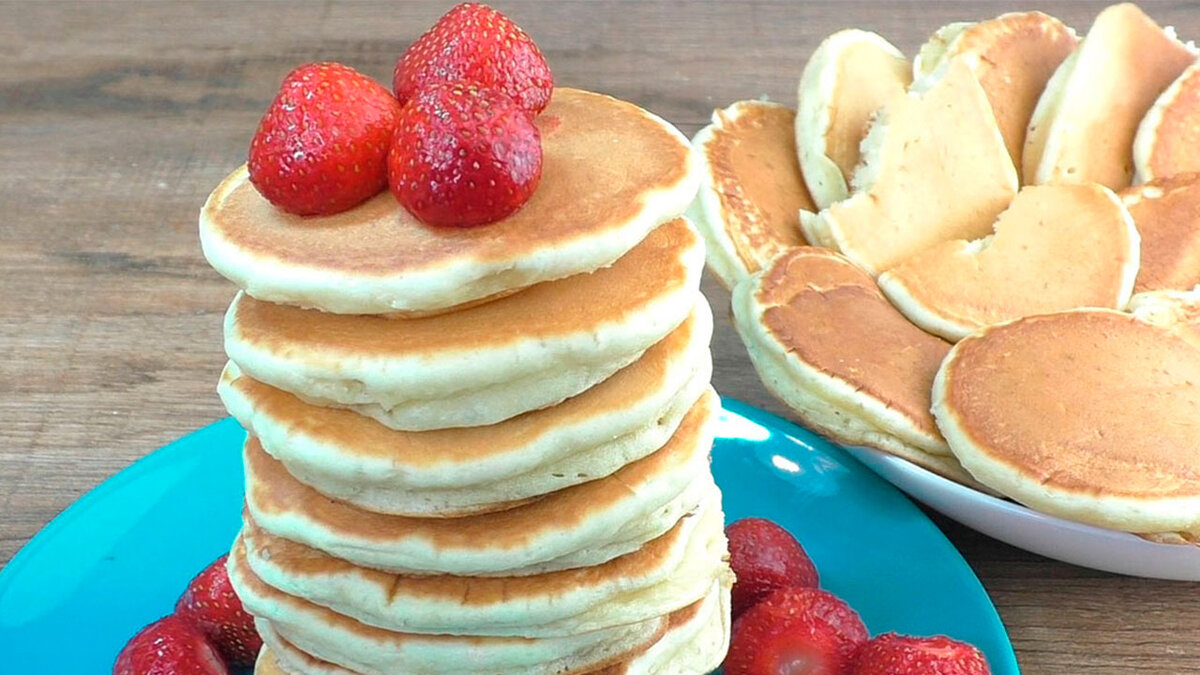 Пышные панкейки рецепт 🥞