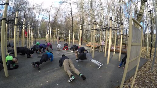 Workout площадка в Нескучном саду