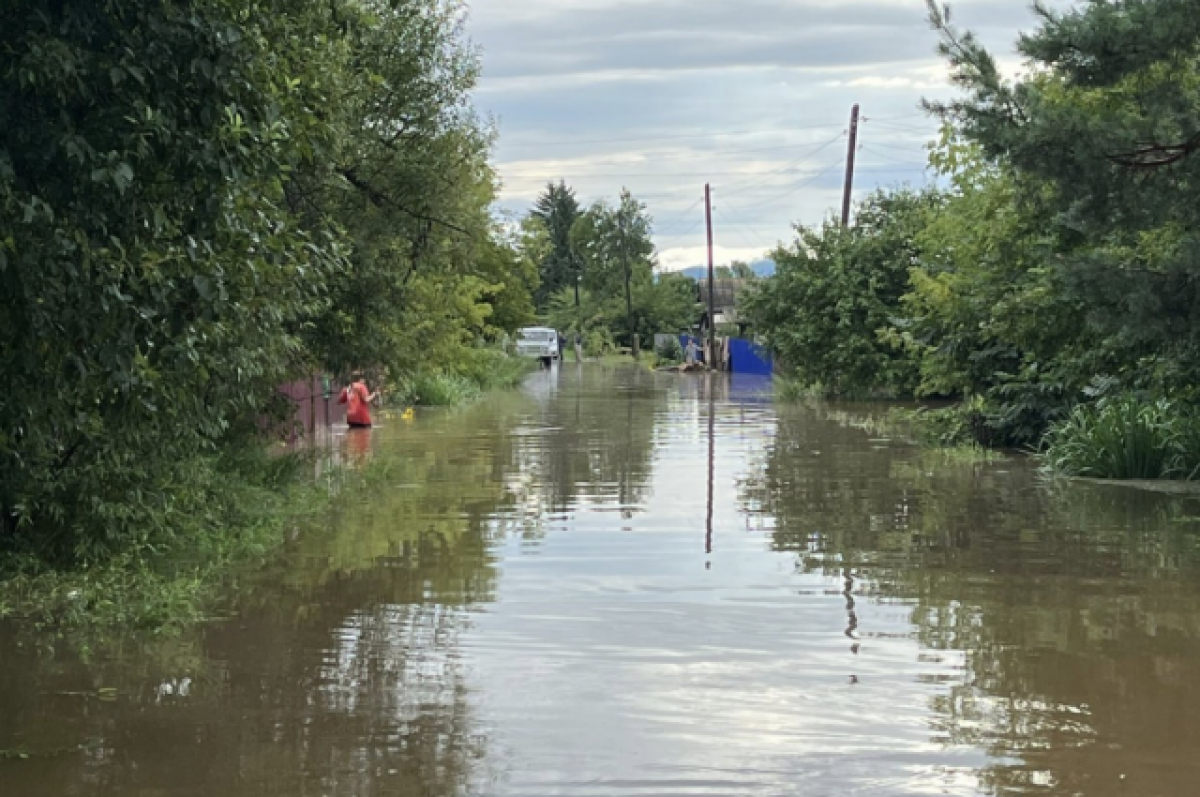    Приморье под водой.