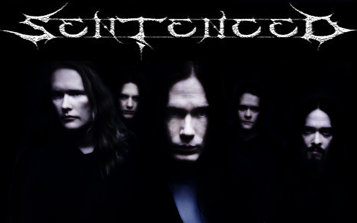 группа SENTENCED - слева направо: Веса Ранта, Сами Лопакка, Вилле Лайхиала, Миика Тенкула, Сами Куккохови