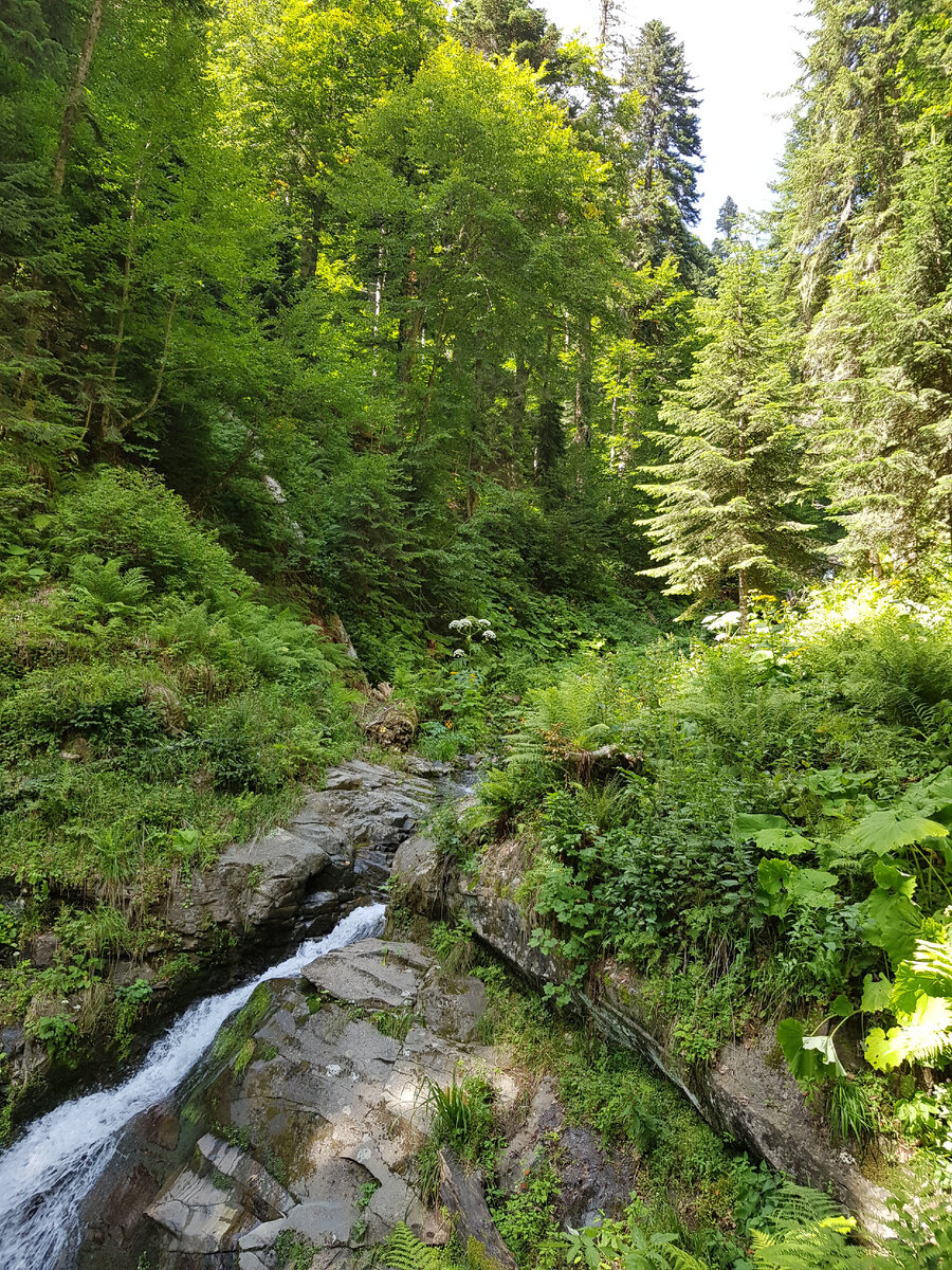 парк водопадов менделиха