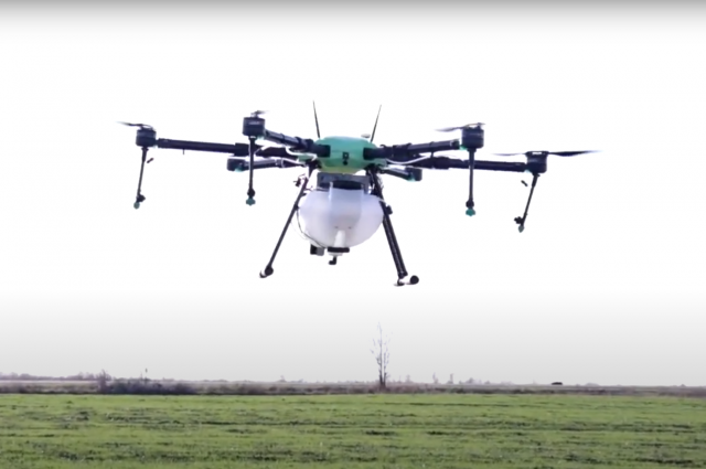    Reactive Drone Agric RDE616. Фото: кадр видео