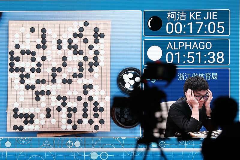 Матч AlphaGo против Ke Jie, в котором программа победила