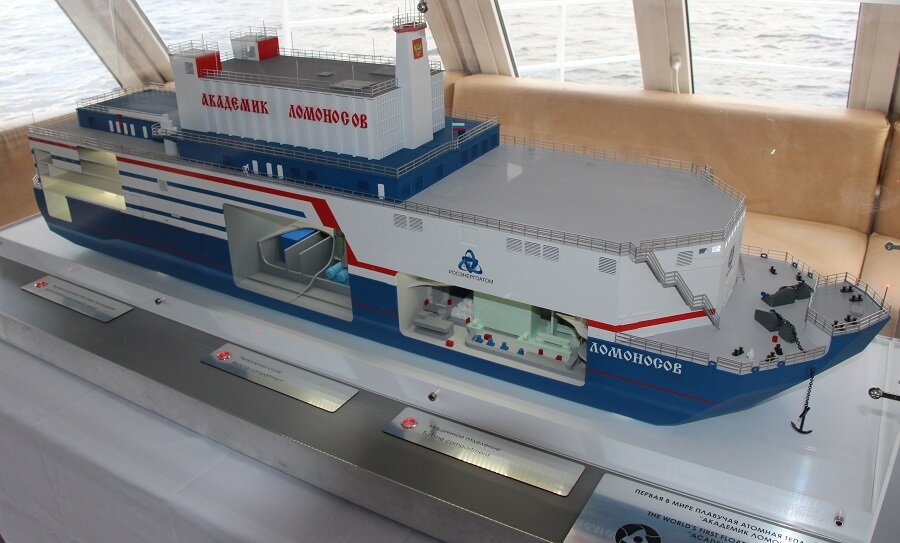 Макет ПЭБ "Академик Ломоносов" / Фото: ТГД