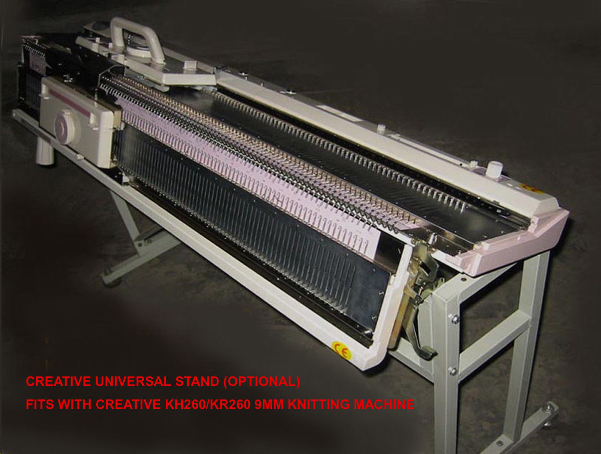 KH260/KR260 и КН260-150/KR260-150 - это машины 3 класса,  предназначенные для работы с толстой пряжей (100-200 м /100 г) и  простого вязания «для себя» на 110-150 крупных иглах (расстояние 9 мм).