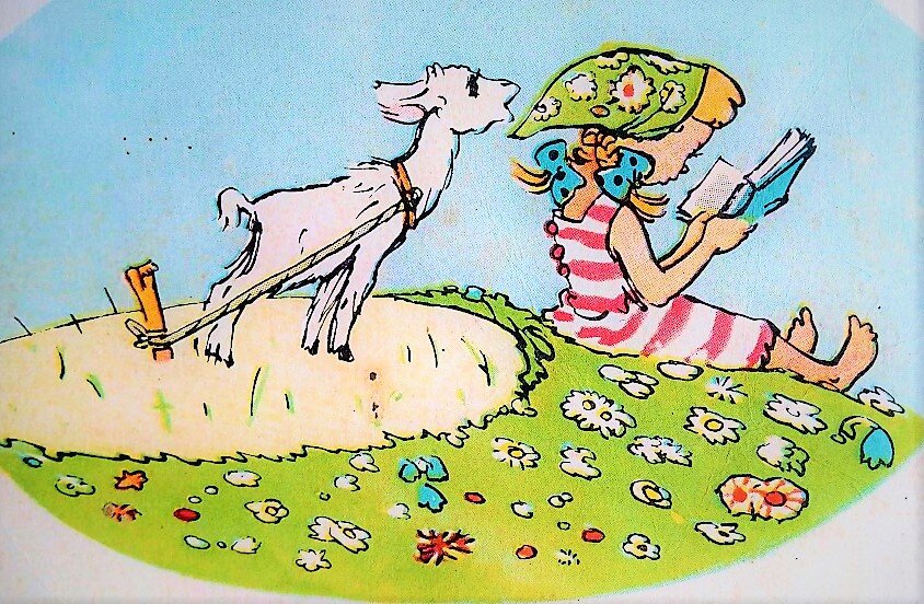 Открытка 1957 года. Точно про меня!