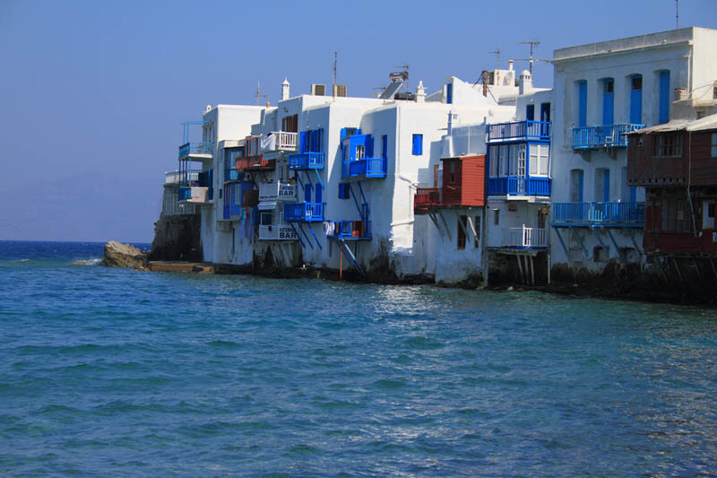 Míkra Enetía - это «маленькая Венеция» в Миконосе