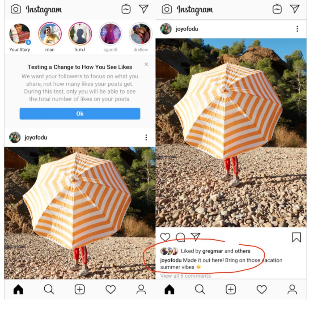 В Канадском инстаграме больше нет счетчика лайков