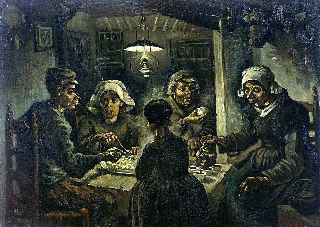 Винсент Ван Гог «Едоки картофеля», 1885 год