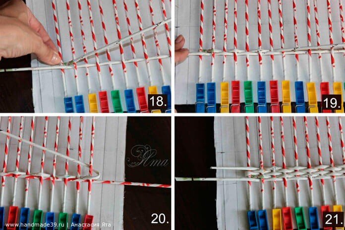 МК Плетёный короб с крышкой - подробнейший урок по плетению из бумажных трубочек