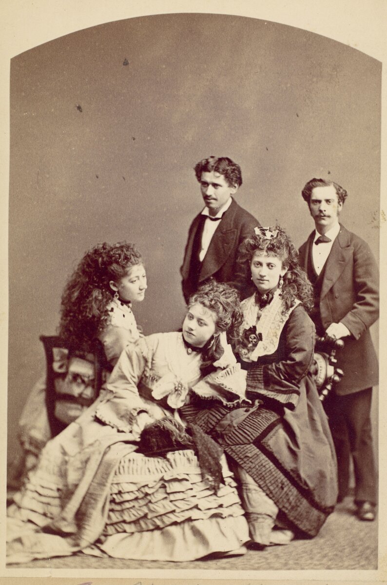 Семья Уохес (Wohes Family), Нью Йорк 1870-е