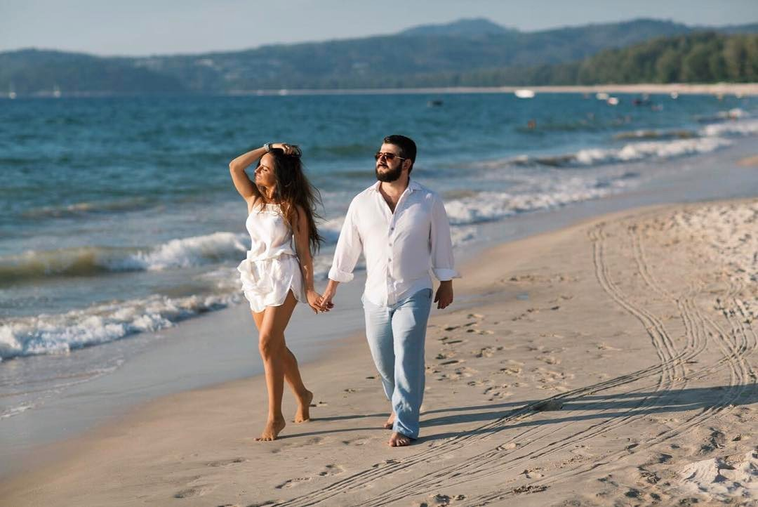 Галустян с женой