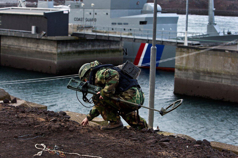 Учения береговой охраны в Исландии