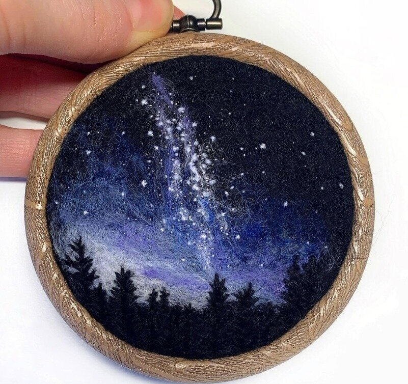 Нарисованный пейзаж