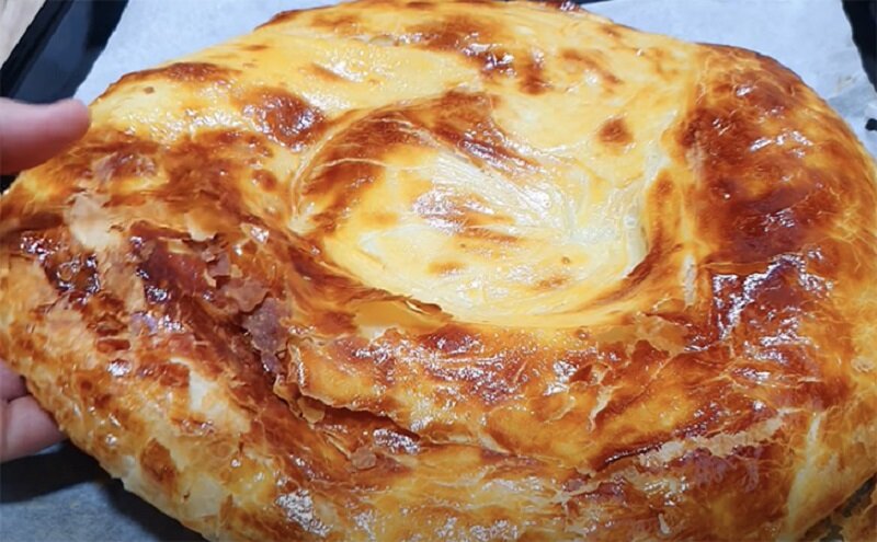 Готовим замечательный мясной пирог по рецепту из Турции 