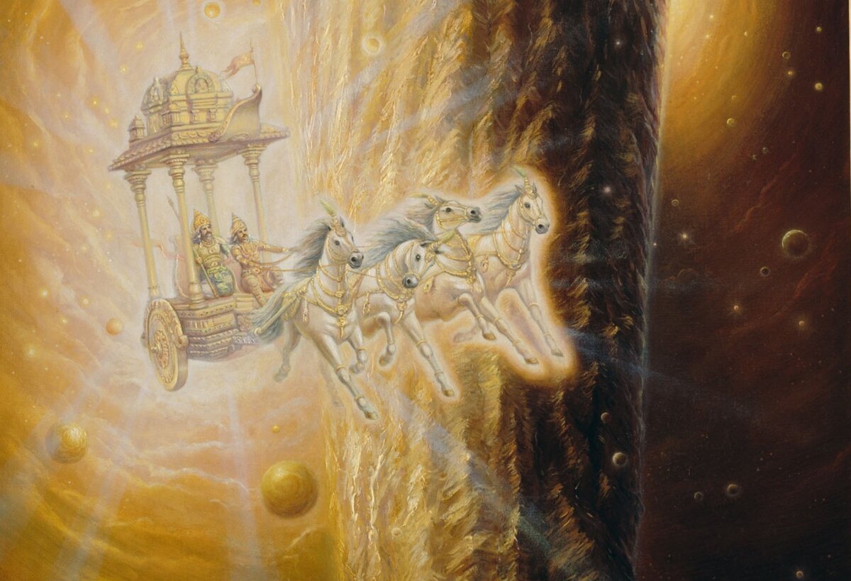 Колесница бога Солнца Сурьи. Изображение reddit.com