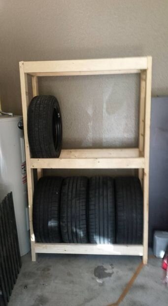 Купить стеллаж для хранения колес в Москве, цены на металлические стеллажи под колеса в гараж