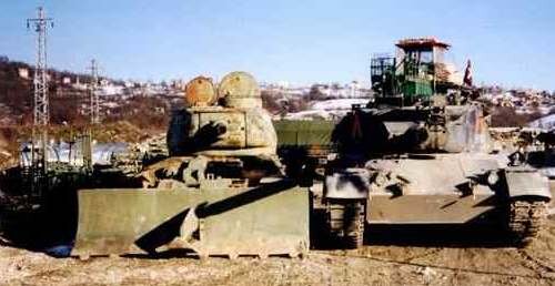 Т-34-85 и Leopard 1."Я твоим дедам борта ломал!" - и снова Балканы
