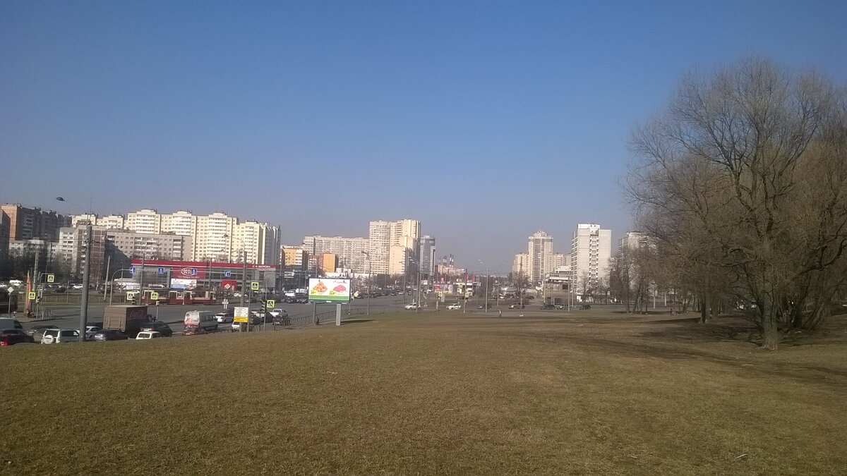 Просто фоточка наших Палестин. Проспект Жукова, по нему, если ехать и к нам в Автово можно попасть. Там мы и работаем.