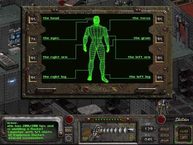 Лучший перевод фоллаут 2. Fallout 2 Интерфейс. Fallout 2 бой.
