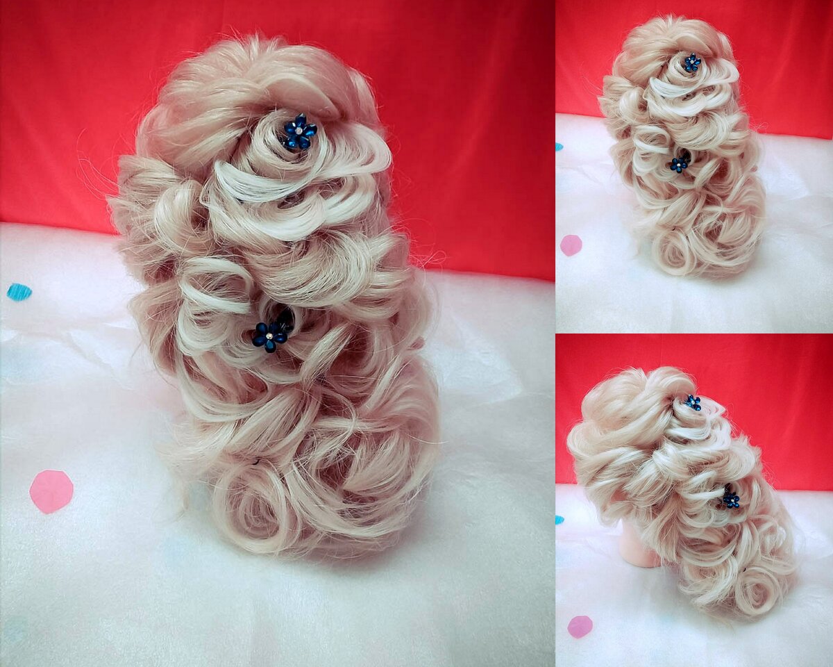 Сегодня я покажу вам как сделать вот такую прическу.