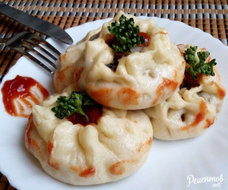 Манты на пару рецепт с фото
