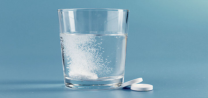 Для примера: растворимые таблетки от похмелья.