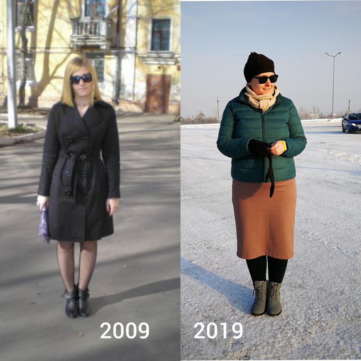 Пользуясь случаем вот сравнение моих фото 10 лет назад, а то я не знаю куда их приткнуть ))