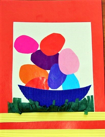 Открытка к Пасхе с ребенком 2 лет