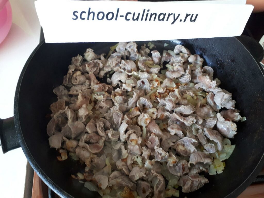 Куринные желудочки в соевом соусе | school-culinary.ru | Дзен