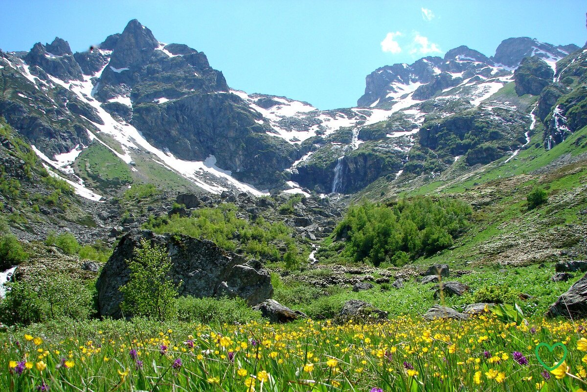 Лето в горах кавказа фото