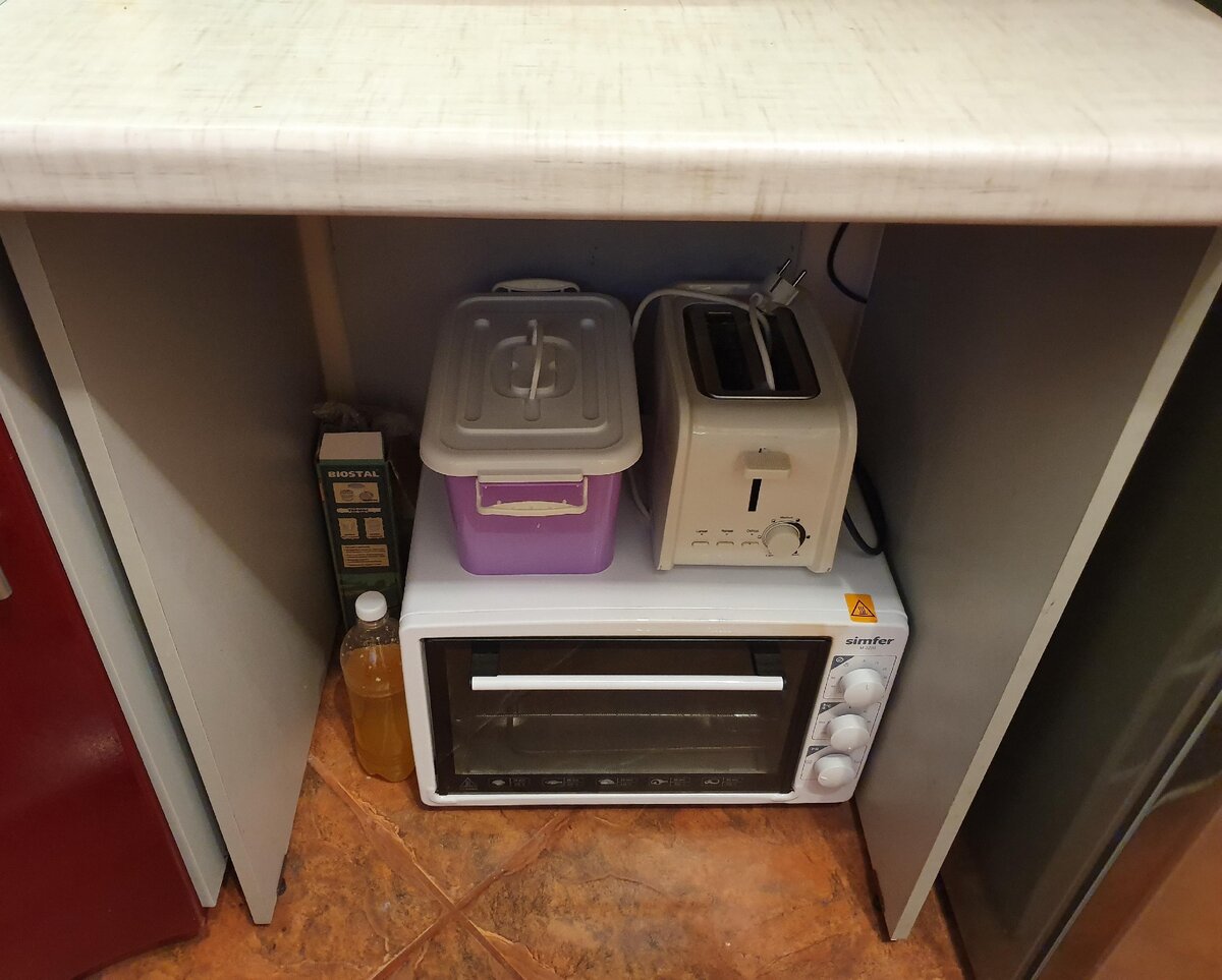 Свободное место в кухонном гарнитуре