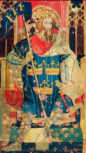 Гобелен "История бритов" Король Артур (Фрагмент).