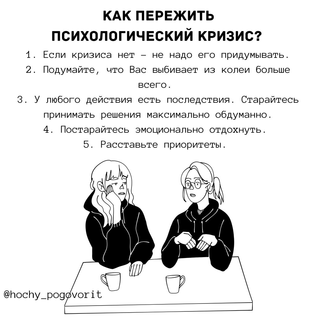 Как пережить психологический кризис? | Психологическая Служба Киров | Дзен