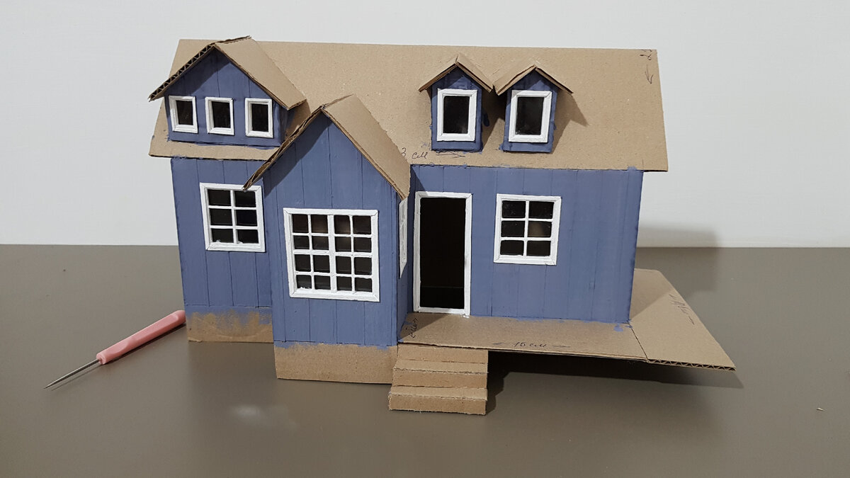 🌷DIY ОРИГАМИ🌷 РАСКЛАДНОЙ ДОМИК 3D с мебелью из бумаги 🌷 / Как сделать бумажный дом своими руками